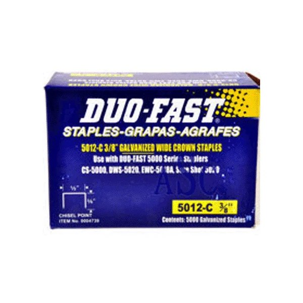 Duo Fast Staples DuoFast Staples5M Bx 5012C Zoro
